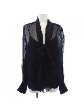 Gucci Shirt Silk Black Translucency